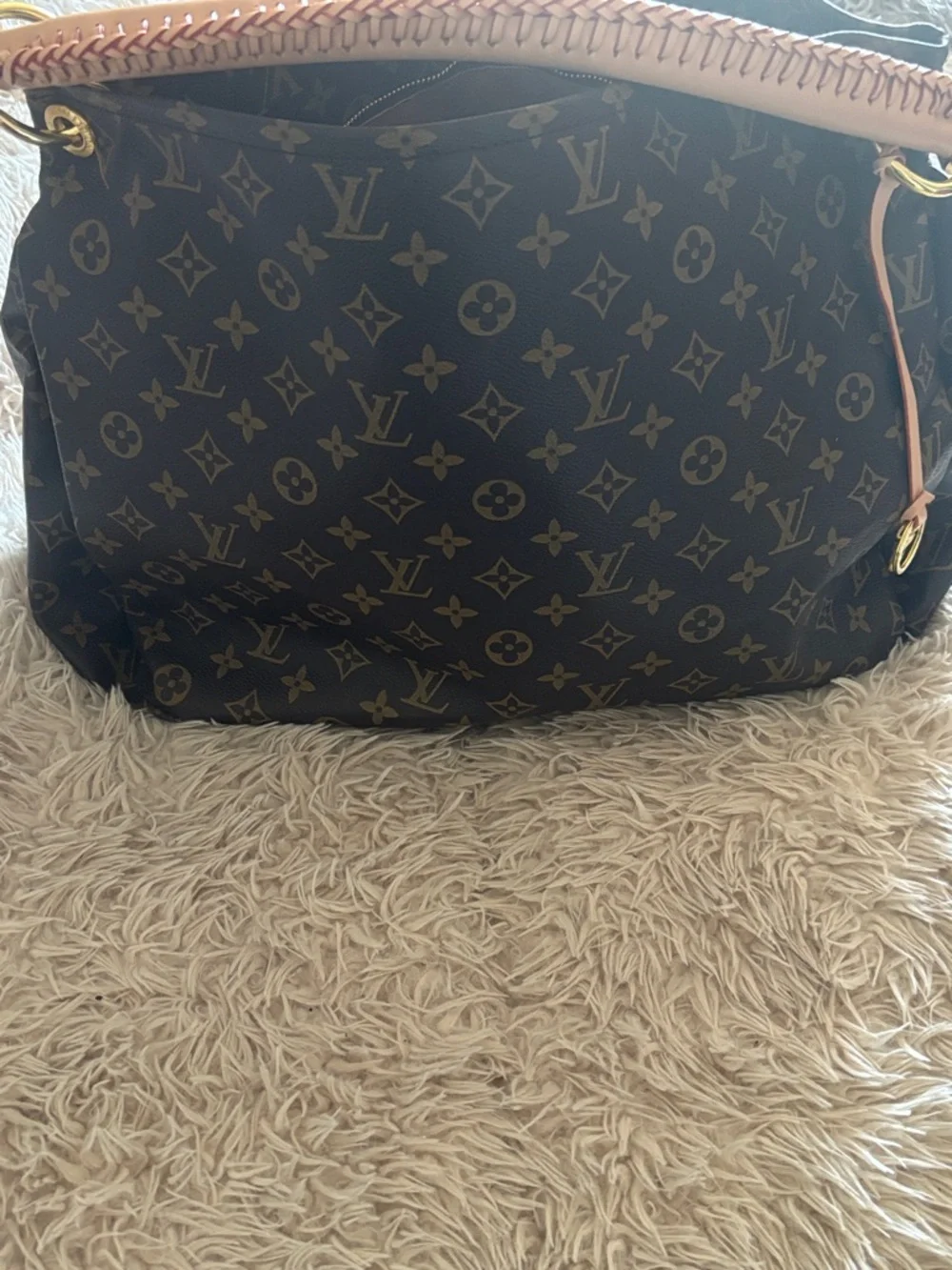 Luxury Monogram Tote Bag in Brown - Designer Inspired - Picture 1 of 2